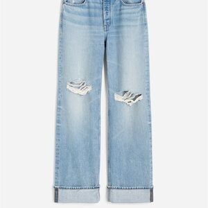 Madewell Low-Slung Baggy Distressed Jeans